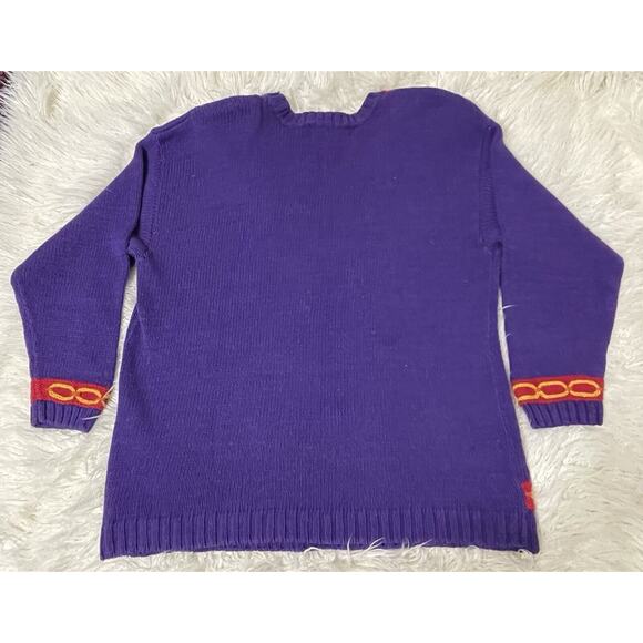 CHAUS Woman vintage novelty pullover long sleeve sweater 2X Volup - Picture 10 of 12